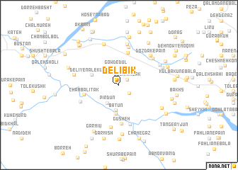 map of Delī Bīk