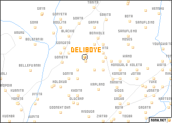 map of Deliboye