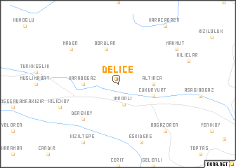 map of Delice