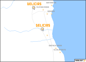 map of Delicias