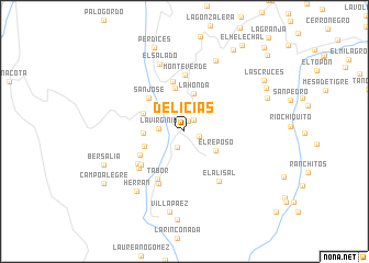 map of Delicias