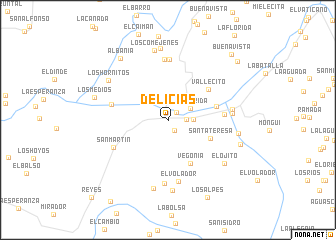 map of Delicias