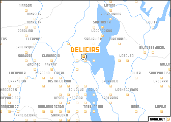 map of Delicias