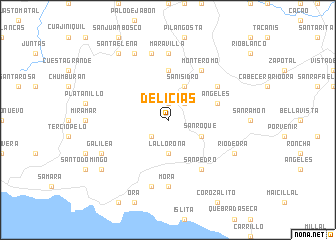map of Delicias