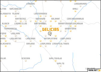 map of Delicias