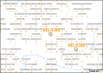 map of Delicias