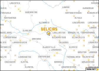 map of Delicias