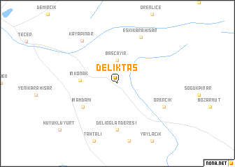 map of Deliktaş