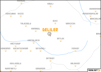 map of Deliler