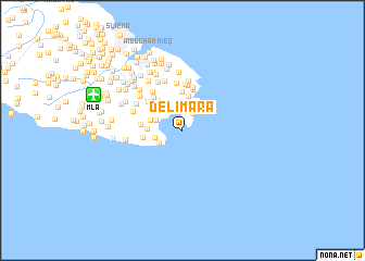 map of Delimara