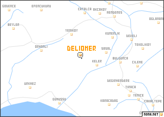 map of Deliömer