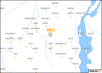 map of Deli