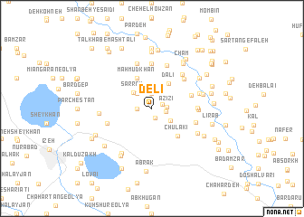 map of Delī