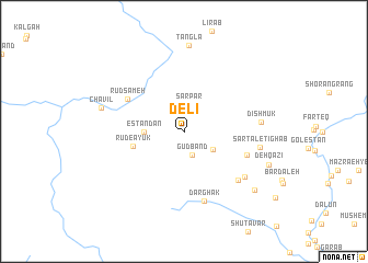 map of Delī