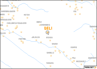 map of Delī