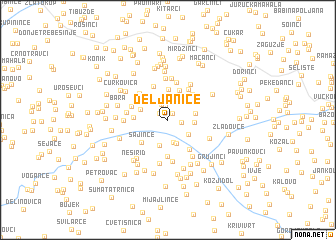 map of Deljanice