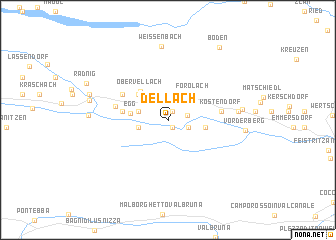 map of Dellach