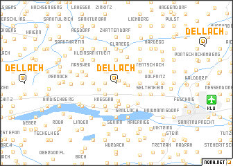 map of Dellach