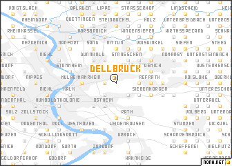 map of Dellbrück