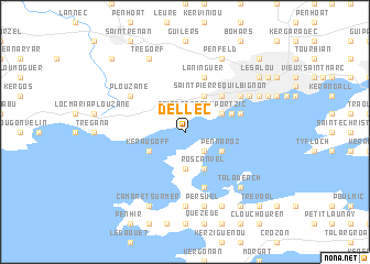 map of Dellec