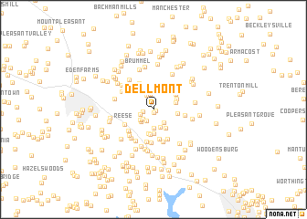 map of Dell Mont