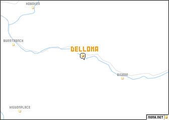 map of Del Loma