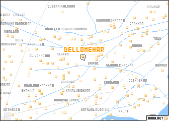 map of Dello Mehar