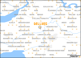 map of Dellweg