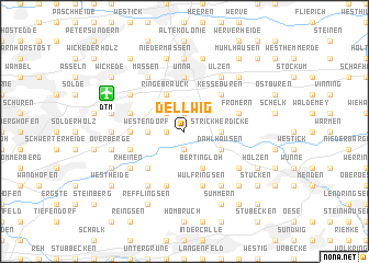 map of Dellwig