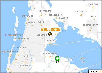 map of Dellwood