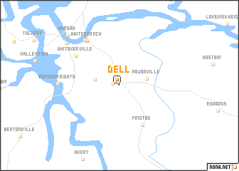 map of Dell