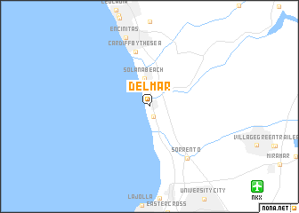 map of Del Mar