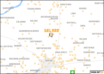 map of Delmar