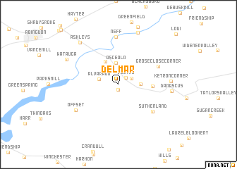 map of Delmar