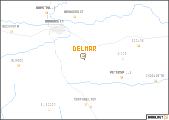 map of Delmar