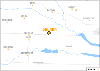 map of Delmar