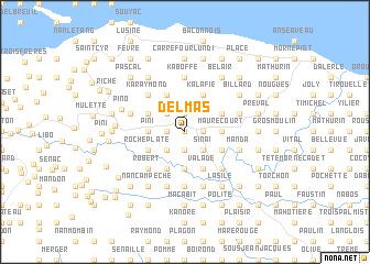 map of Delmas