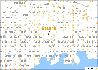 map of Delmas