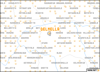 map of Delmella