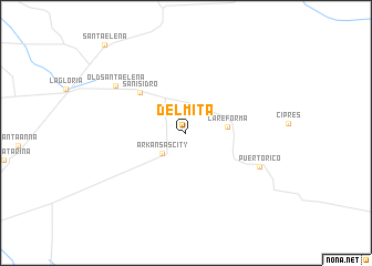 map of Delmita