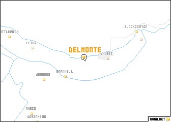 map of Del Monte