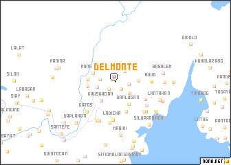 map of Del Monte