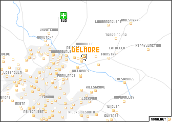 map of Delmore