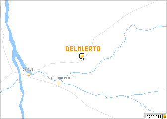 map of Del Muerto