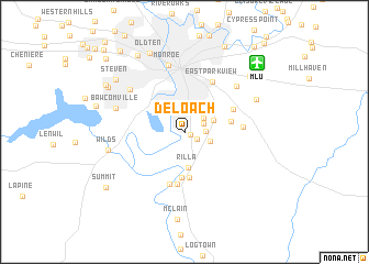 map of De Loach
