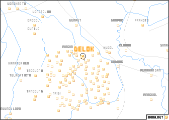 map of Delok