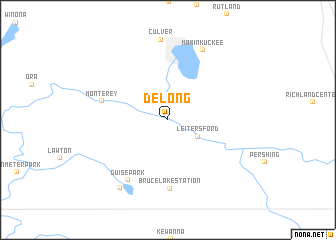 map of Delong