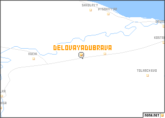 map of Delovaya Dubrava