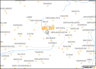 map of Delovi