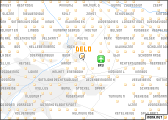 map of De Lo